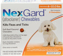 NexGard Chewable Tablets for Dogs 4-10 lbs