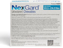 NexGard Chewable Tablets for Dogs 10.1-24 lbs