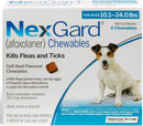 NexGard Chewable Tablets for Dogs 10.1-24 lbs