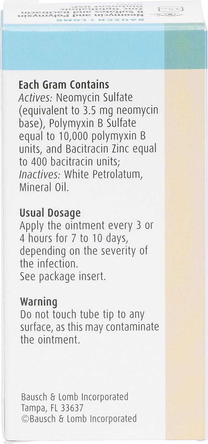 Neo-Poly-Bac Ophthalmic Ointment for Dogs Cats – PASADENA