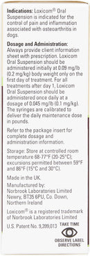 Meloxicam (Loxicom) Oral Suspension 1.5 mg/ml