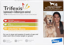 Trifexis Chewable Tablets 60.1-120 lbs 6 treatments (Brown Box)