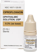 Ciprofloxacin Ophthalmic Solution .3%, 5-mL