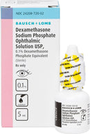 Dexamethasone Ophthalmic 0.1% Solution 5-ml Bottle