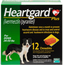 Heartgard Plus Chewable Tablets for Dogs 26-50 lbs (Green Box)