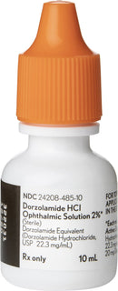 Dorzolamide HCL Ophthalmic Solution 2% 10-mL