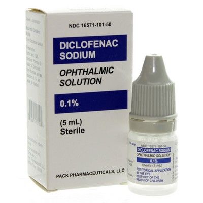 Diclofenac Sodium Ophthalmic Solution 0.1% 5ml