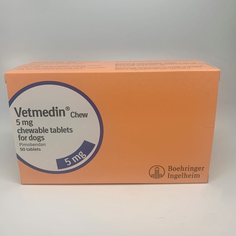 Vetmedin Chewable Tablets for Dogs 50 tablets